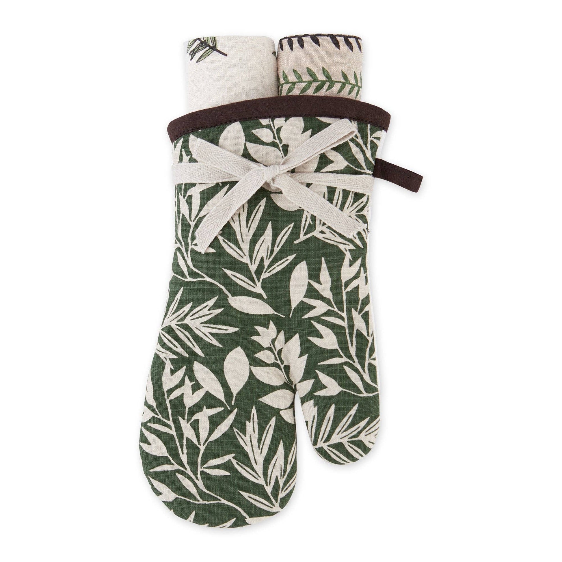 Garden Greens Oven Mitt Gift Set - Purpose + Passion Boutique