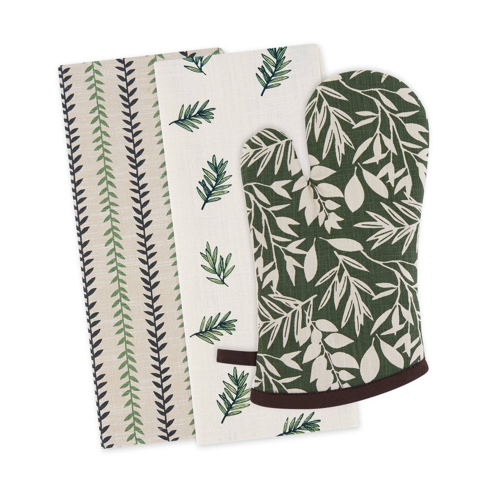 Garden Greens Oven Mitt Gift Set - Purpose + Passion Boutique