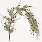 Garland - Icy Sparkle Cypress Pine w. Pepperberry - 4ft - Purpose + Passion Boutique