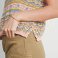 Geo Taupe Pattern Knit Top - Purpose + Passion Boutique