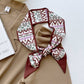 Geometric Print Striped Scarf - Purpose + Passion Boutique