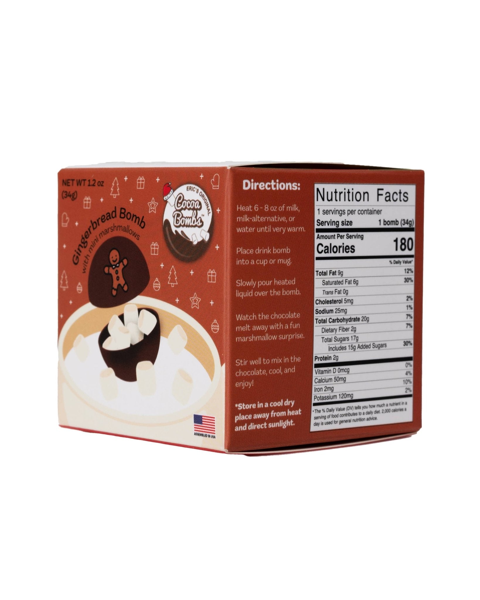 Gingerbread Cocoa Bomb - Purpose + Passion Boutique