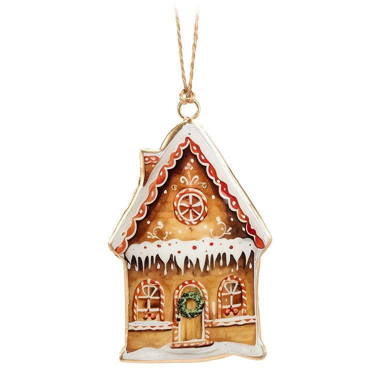 Gingerbread House Ornament (4"H) - Purpose + Passion Boutique