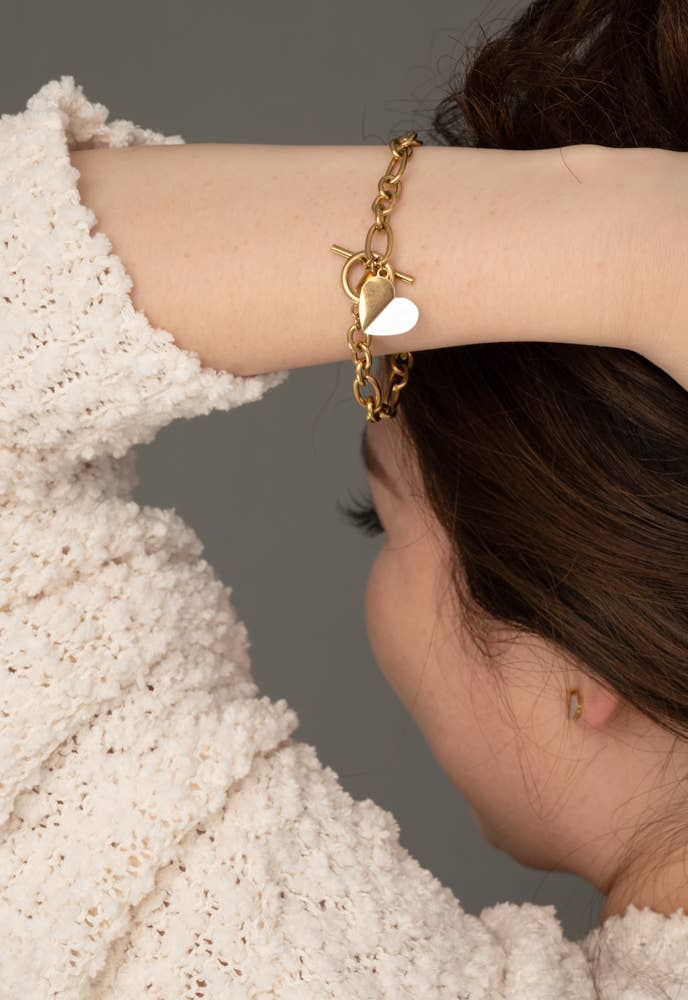 Give Hope Bracelet in Gold - Purpose + Passion Boutique