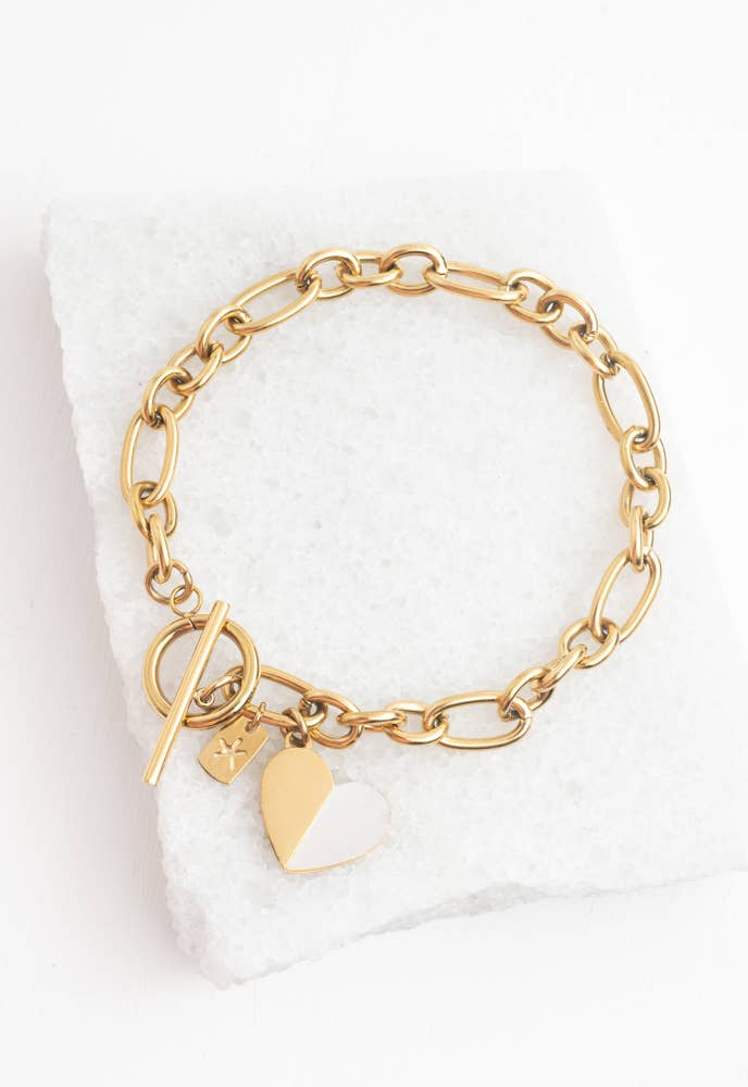 Give Hope Bracelet in Gold - Purpose + Passion Boutique