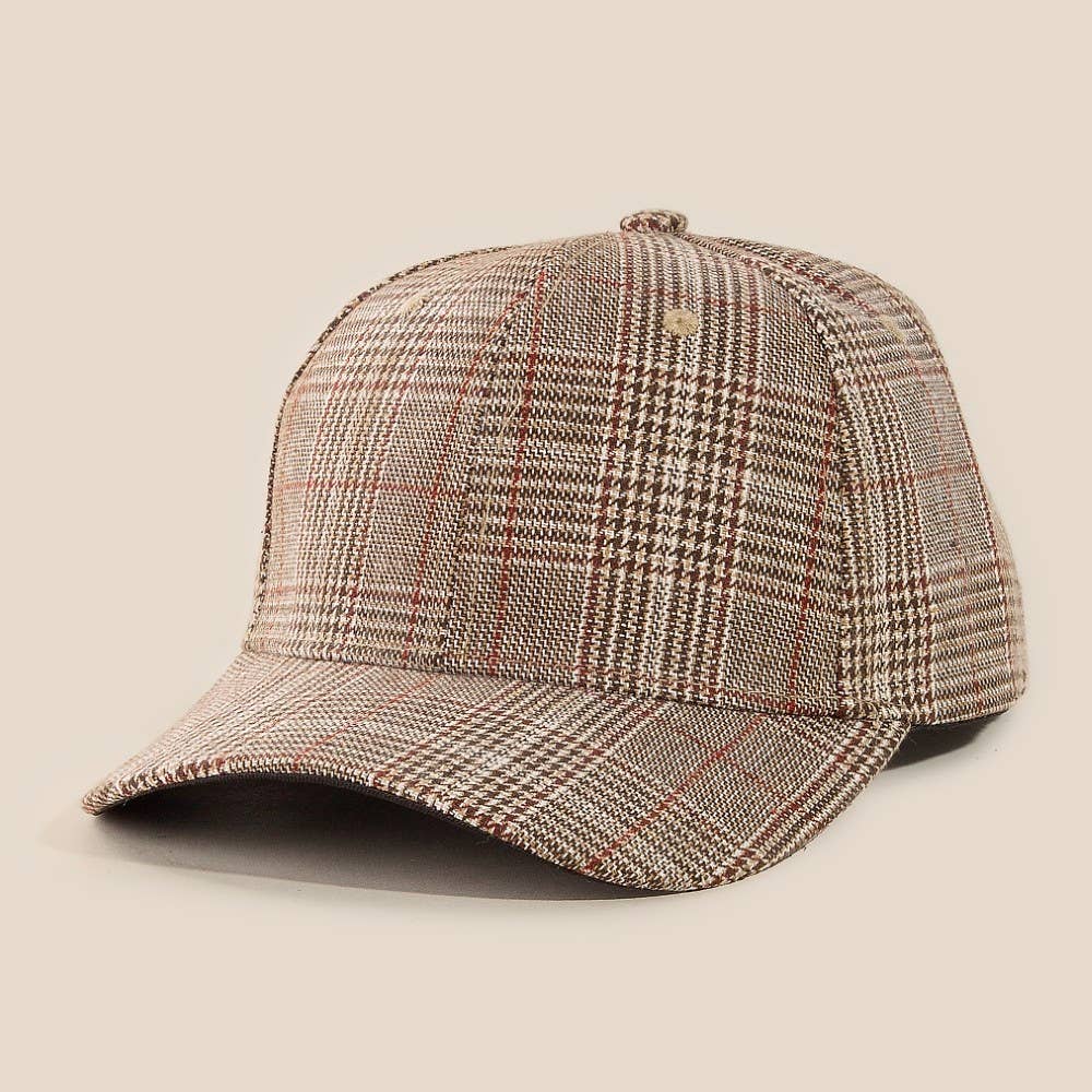 Glen Plaid Trucker Hat - Purpose + Passion Boutique