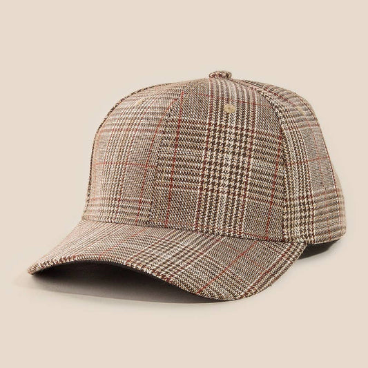Glen Plaid Trucker Hat - Purpose + Passion Boutique