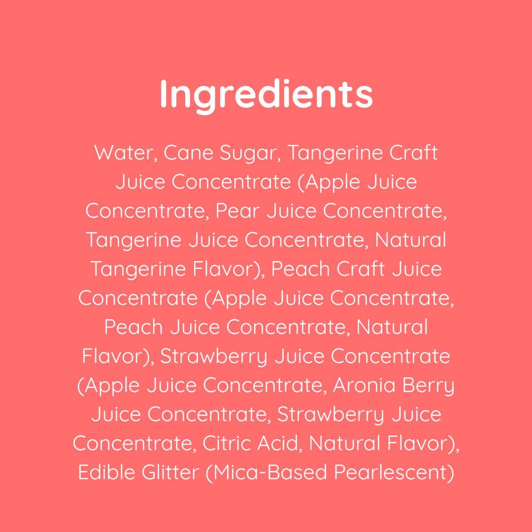 Glitter Sangria Cocktail Mix/Syrup, 16 fl oz - Purpose + Passion Boutique