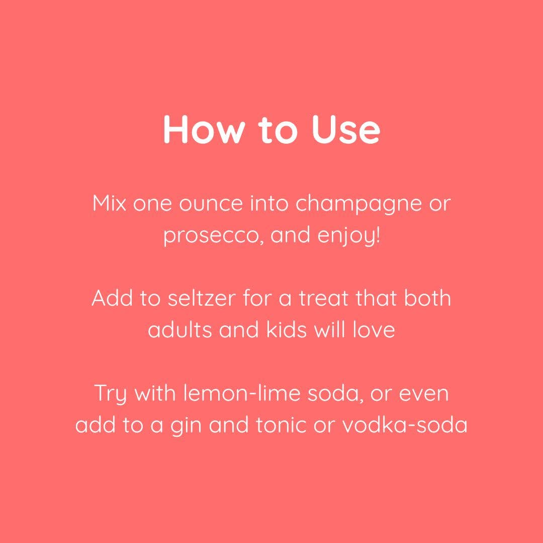 Glitter Sangria Cocktail Mix/Syrup, 16 fl oz - Purpose + Passion Boutique
