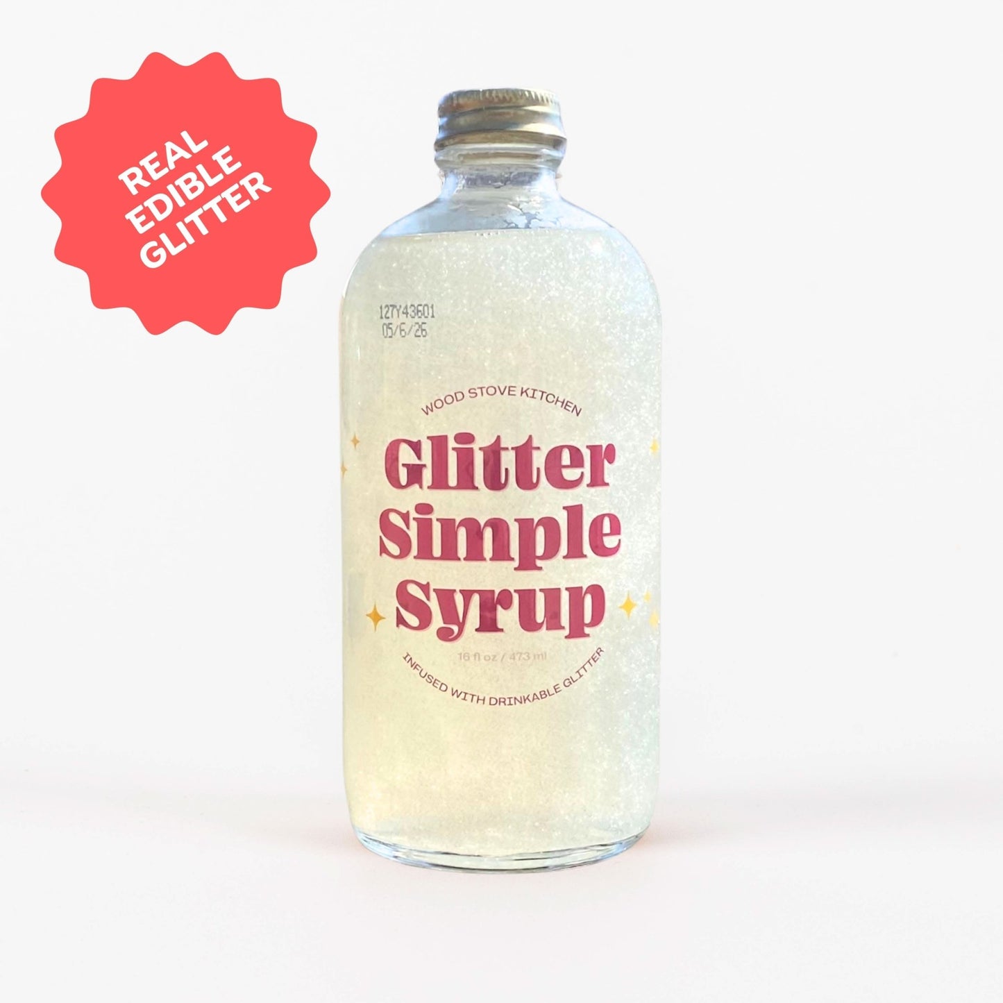 Glitter Simple Syrup, 16 fl oz - Purpose + Passion Boutique