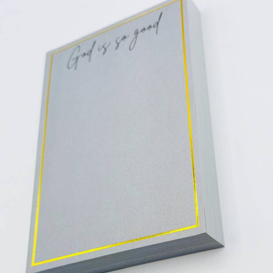 God is so good Chunky Notepad - 4x6 - Purpose + Passion Boutique