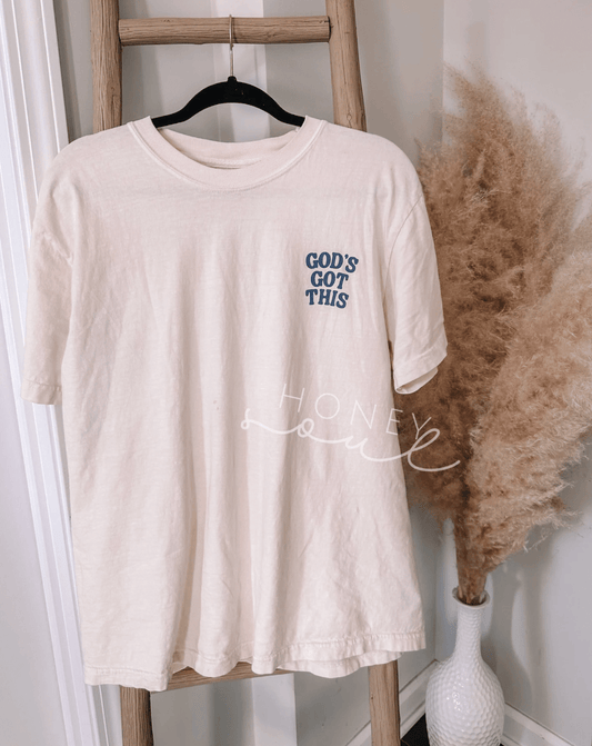 God’s Got This Ivory Graphic T-Shirt - Purpose + Passion Boutique