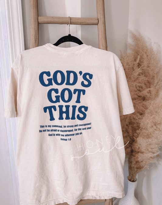 God’s Got This Ivory Graphic T-Shirt - Purpose + Passion Boutique