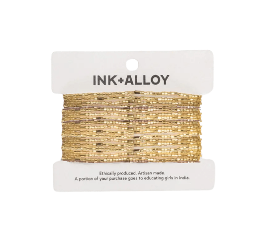 Gold 18 Strand Luxe Beaded Bracelet Set - Purpose + Passion Boutique