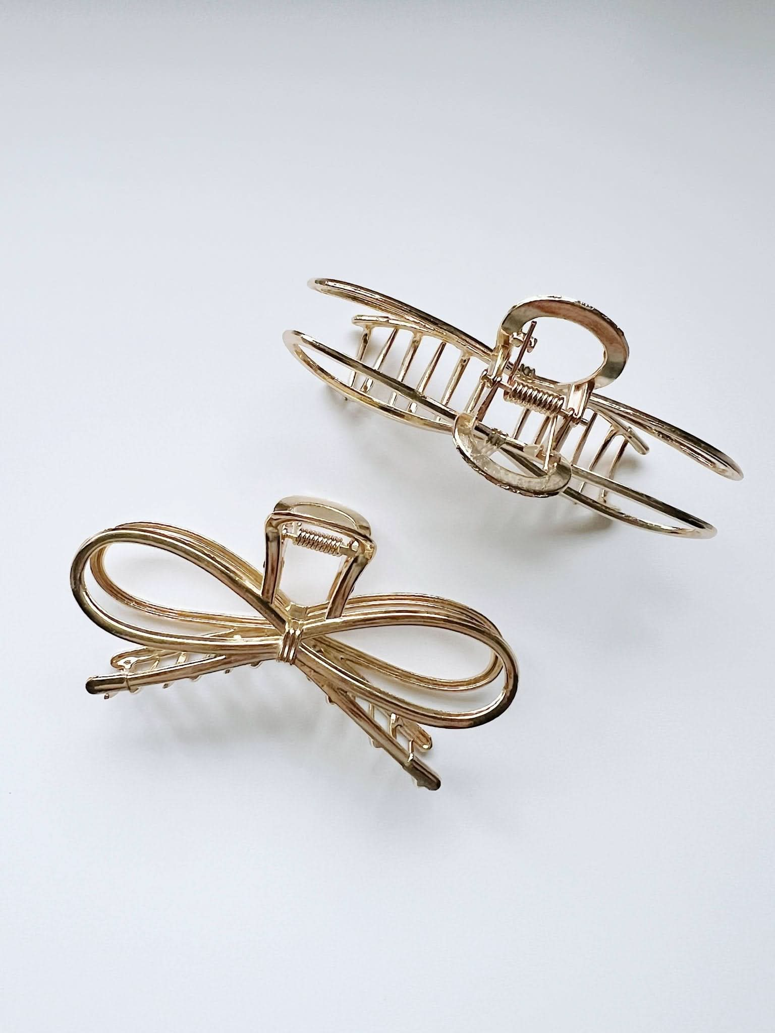 Gold Bow Hair Clip - Purpose + Passion Boutique