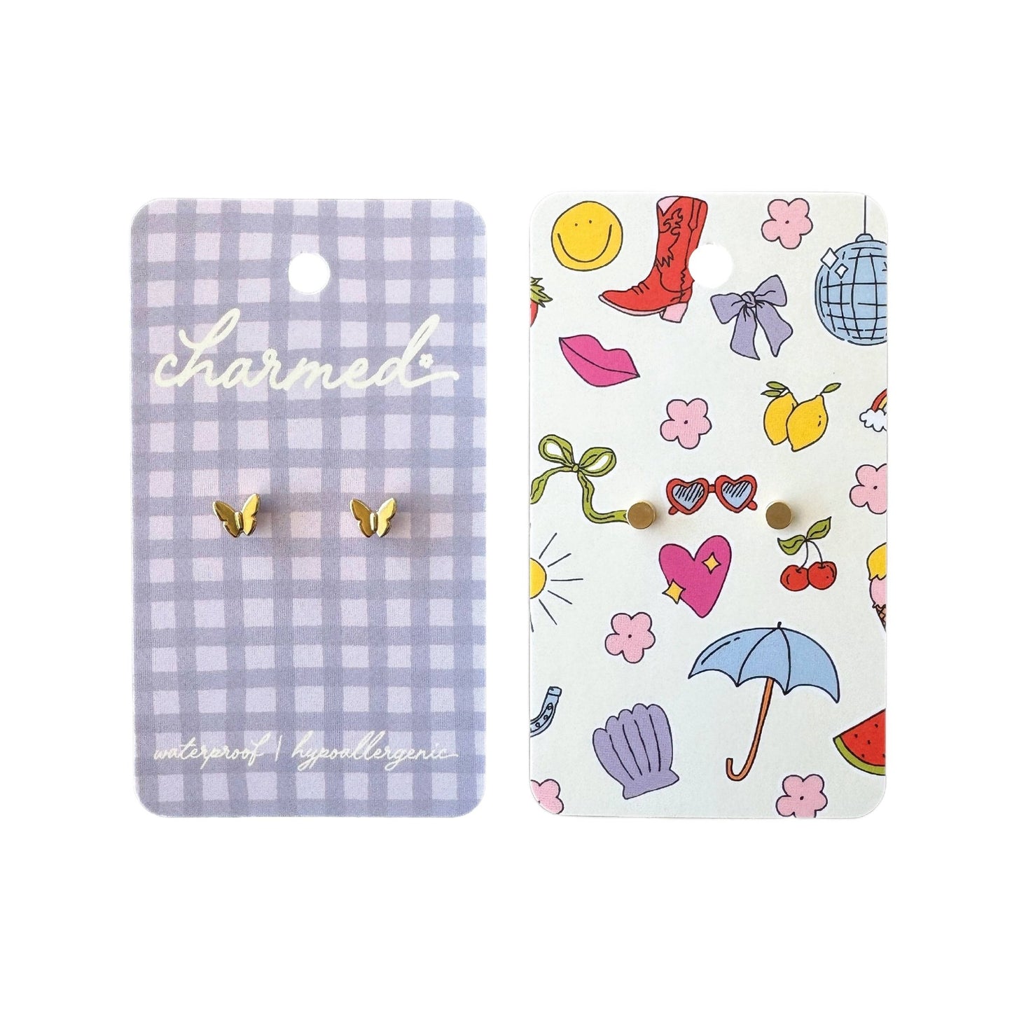 Gold Butterfly Earrings - Purpose + Passion Boutique