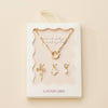 Gold Dipped Bow Charm Necklace - Purpose + Passion Boutique
