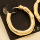 Gold Dipped Chunky Hoop Earrings - Purpose + Passion Boutique