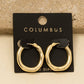 Gold Dipped Chunky Hoop Earrings - Purpose + Passion Boutique