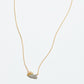 Gold Dipped Silver Linings Pendant Necklace - Purpose + Passion Boutique