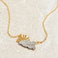 Gold Dipped Silver Linings Pendant Necklace - Purpose + Passion Boutique