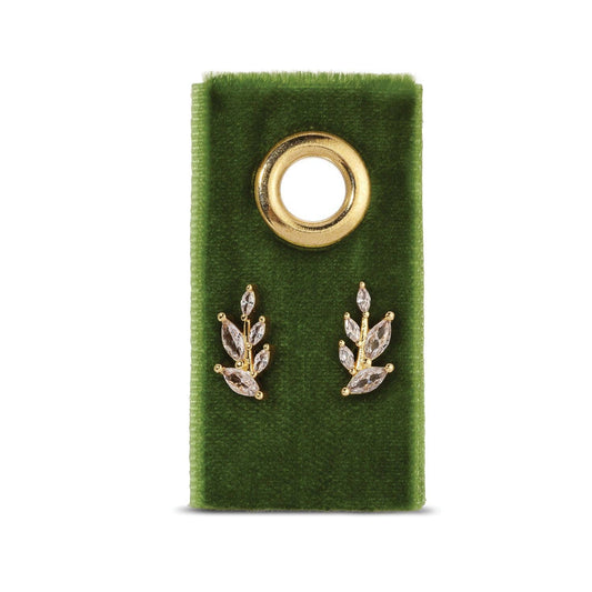 Gold Leaf Studs - Purpose + Passion Boutique