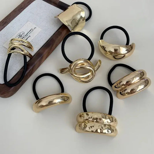 Gold Metal Hair Tie - Purpose + Passion Boutique