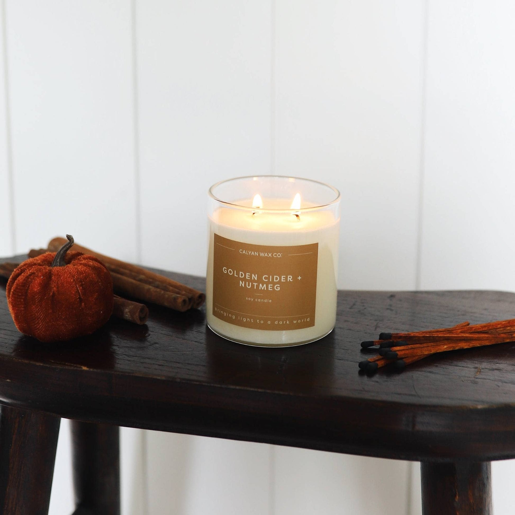 Golden Cider + Nutmeg Candle - Purpose + Passion Boutique
