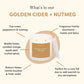 Golden Cider + Nutmeg Candle - Purpose + Passion Boutique