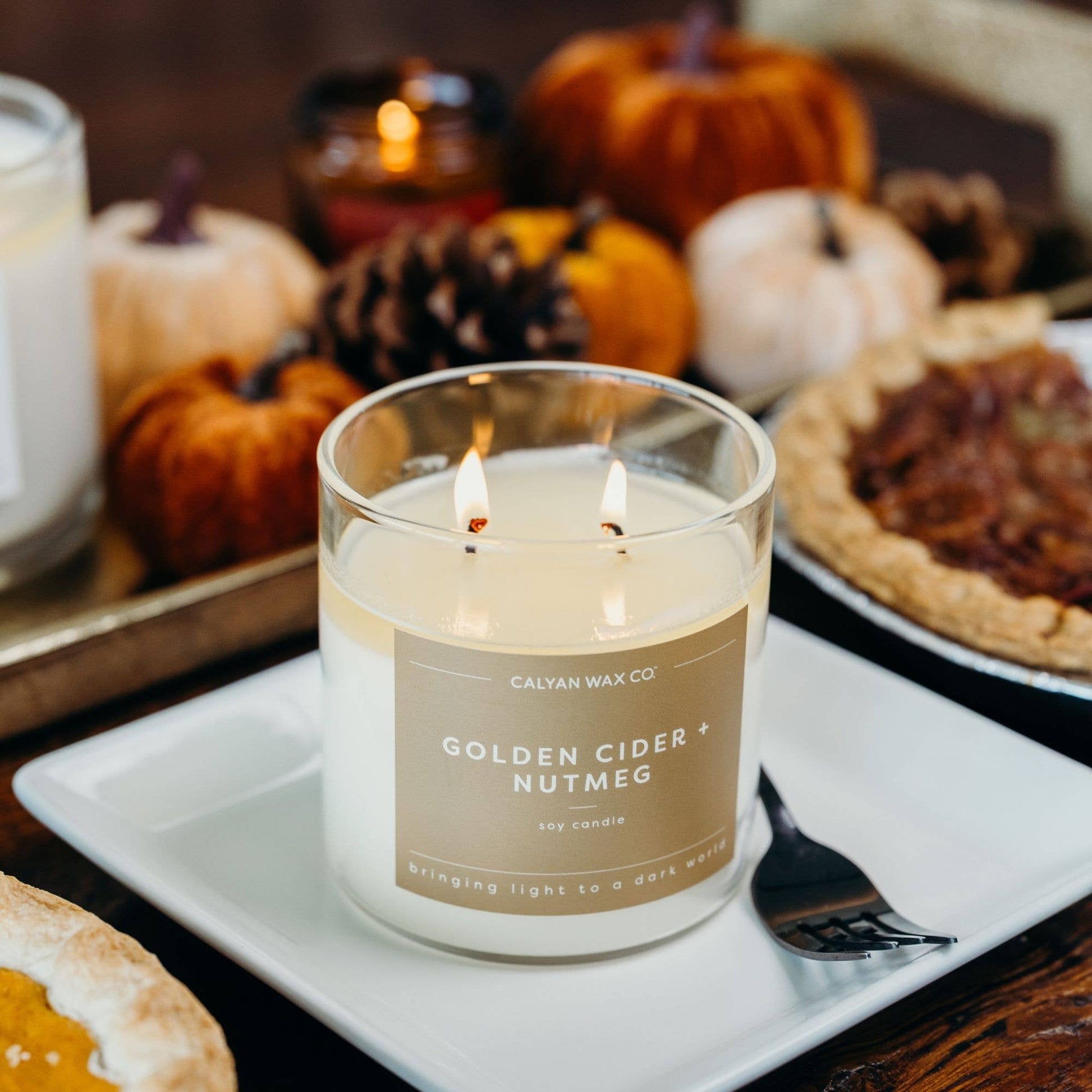 Golden Cider + Nutmeg Candle - Purpose + Passion Boutique