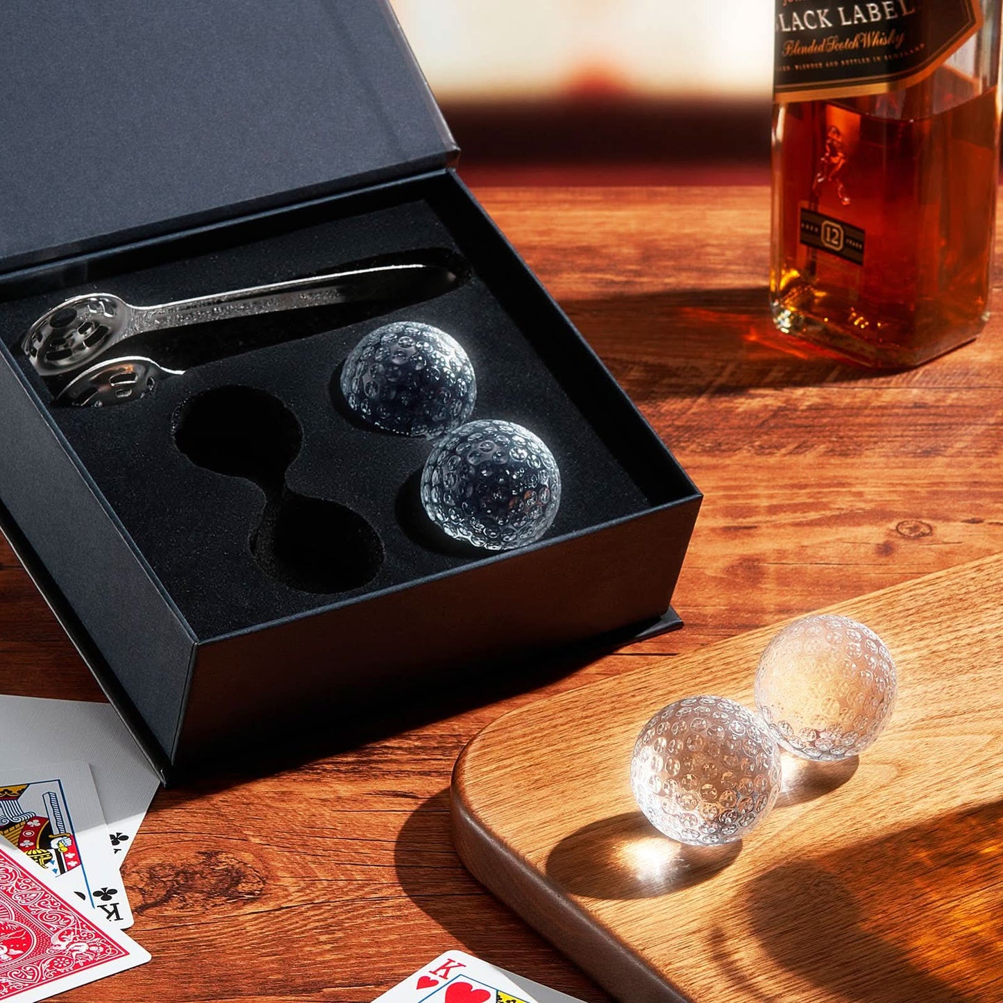 Golf Ball Whiskey Coolers + Tong Set - Purpose + Passion Boutique