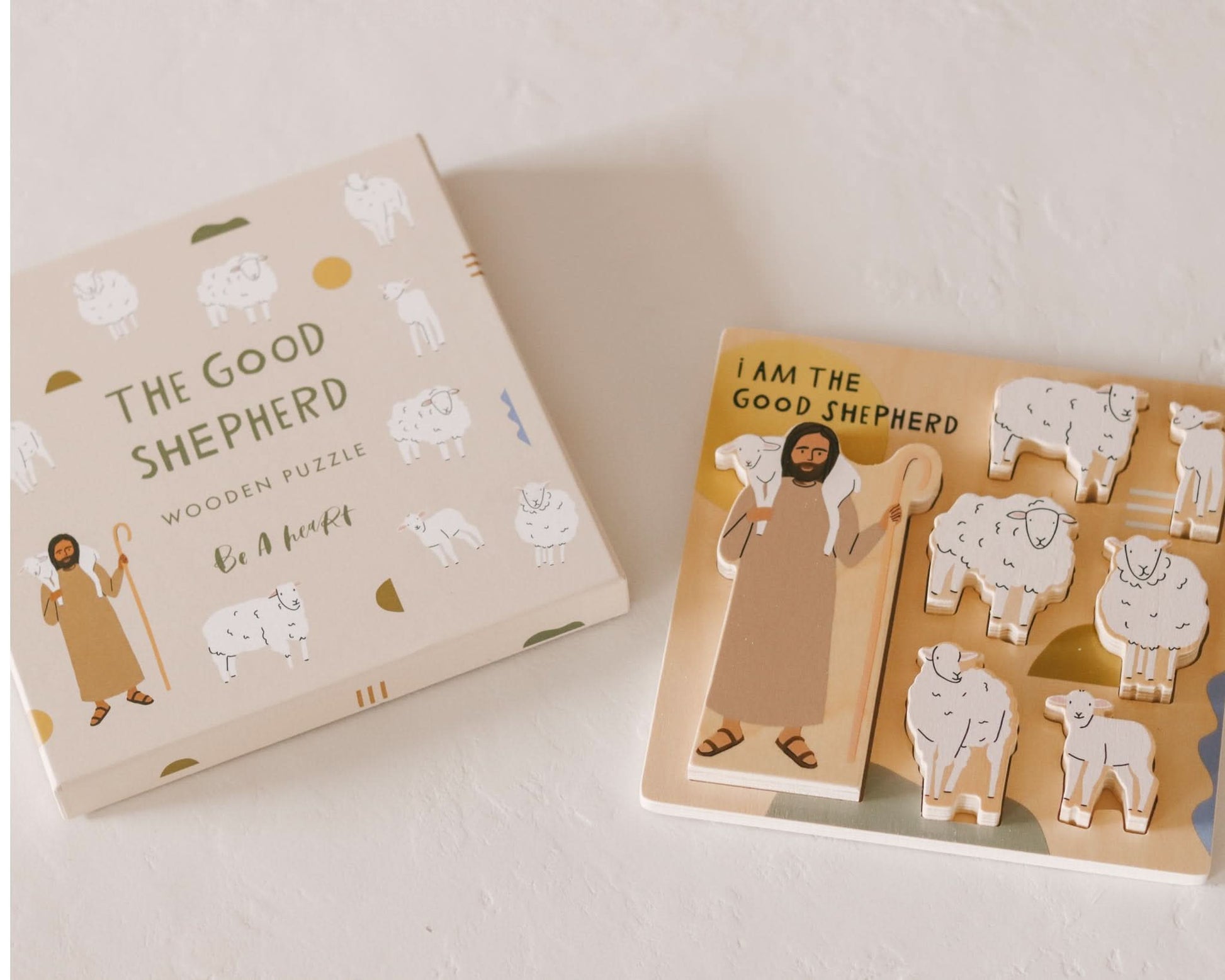 Good Shepherd Wooden Puzzle - Purpose + Passion Boutique