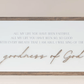 Goodness of God Brown Framed Art 24x12 - Purpose + Passion Boutique