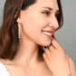 Graceful Willow Zircon & Gold Dangle Earrings - Purpose + Passion Boutique