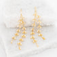Graceful Willow Zircon & Gold Dangle Earrings - Purpose + Passion Boutique