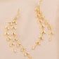 Graceful Willow Zircon & Gold Dangle Earrings - Purpose + Passion Boutique