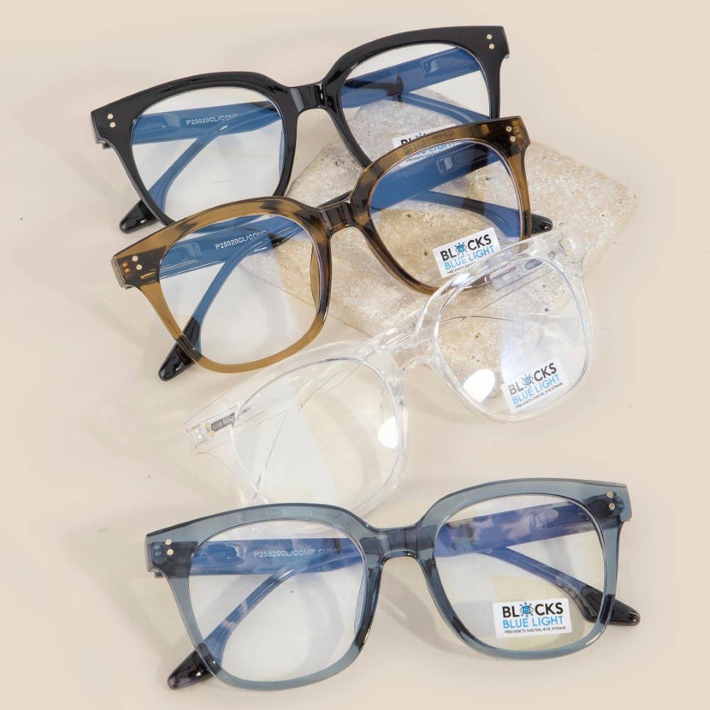 Gradient Frame Blue Light Filter Glasses - Purpose + Passion Boutique