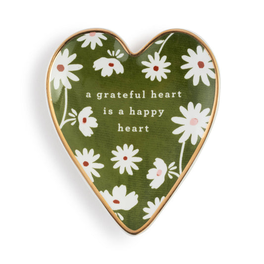 Grateful Art Heart Trinket Dish - Purpose + Passion Boutique