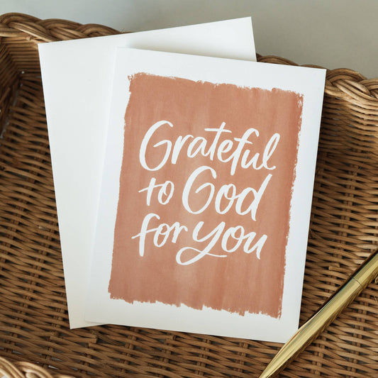 Grateful to God Greeting Card - Purpose + Passion Boutique