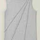 Gray Pleated Crewneck Tank Top - Purpose + Passion Boutique