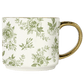 Green Delft Coffee Mug - Purpose + Passion Boutique
