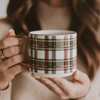 Green Plaid Coffee Mug - Purpose + Passion Boutique