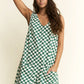 Green Plaid Print Shorts Romper - Purpose + Passion Boutique