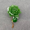 Green Resin Peony Flower Brooch - Purpose + Passion Boutique