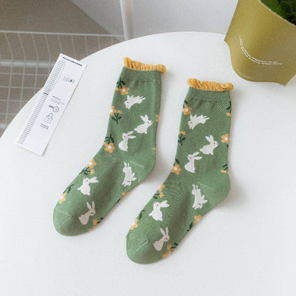 Green Series Women's Crew Socks - Purpose + Passion Boutique