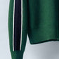 Green/Black/Cream Contrast Stripe Ribbed Sweater - Purpose + Passion Boutique