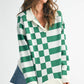 Green/White Collared Sweater - Purpose + Passion Boutique