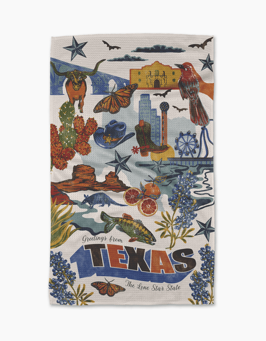 Greetings From Texas Tea Towel - Purpose + Passion Boutique