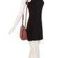 Grey Crossbody Leather Purse Shoulder Bag - Purpose + Passion Boutique