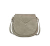 Grey Crossbody Leather Purse Shoulder Bag - Purpose + Passion Boutique